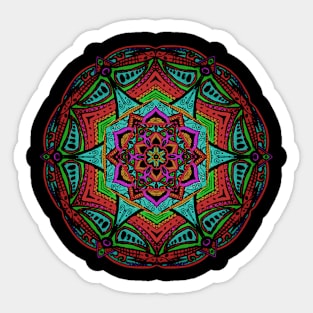 Evolve Mandala Sticker